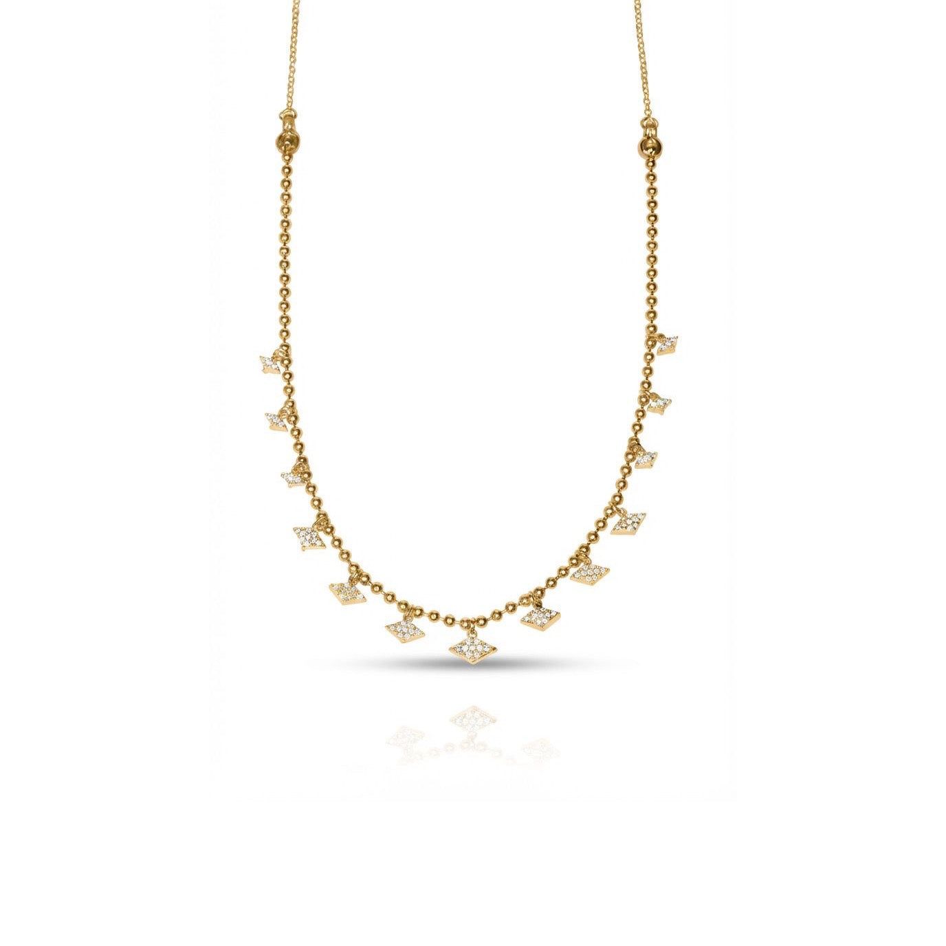 Rainfall Necklace - Gold plated