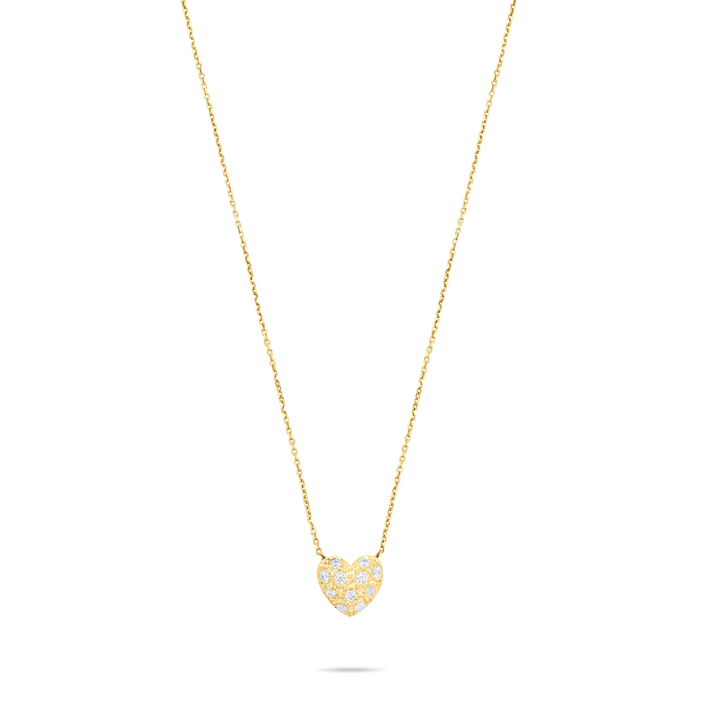 Inflatable Heart necklace - Gold Plated