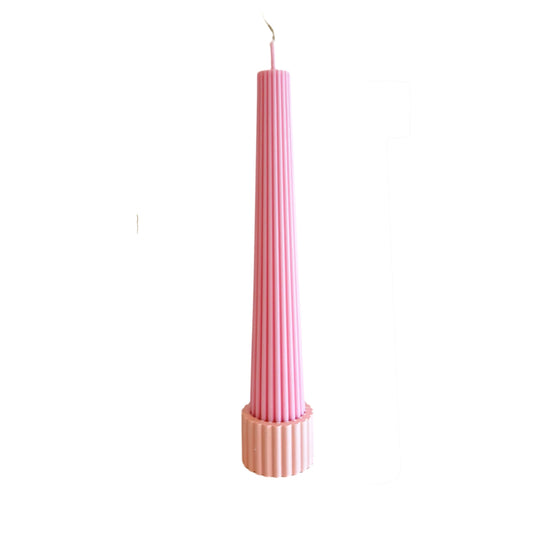Pink Cone - Easter Candle