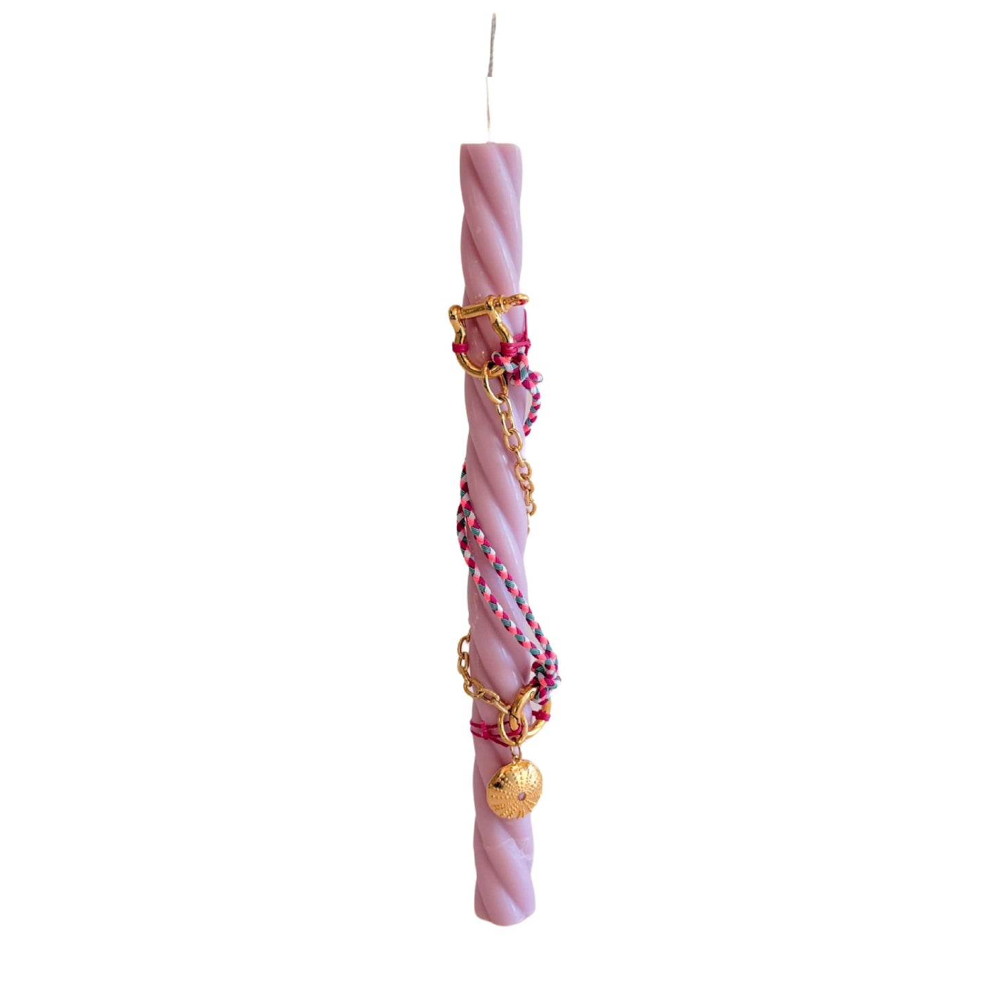 Lilla Sea Urchin - Marshmallow Twist Easter Candle