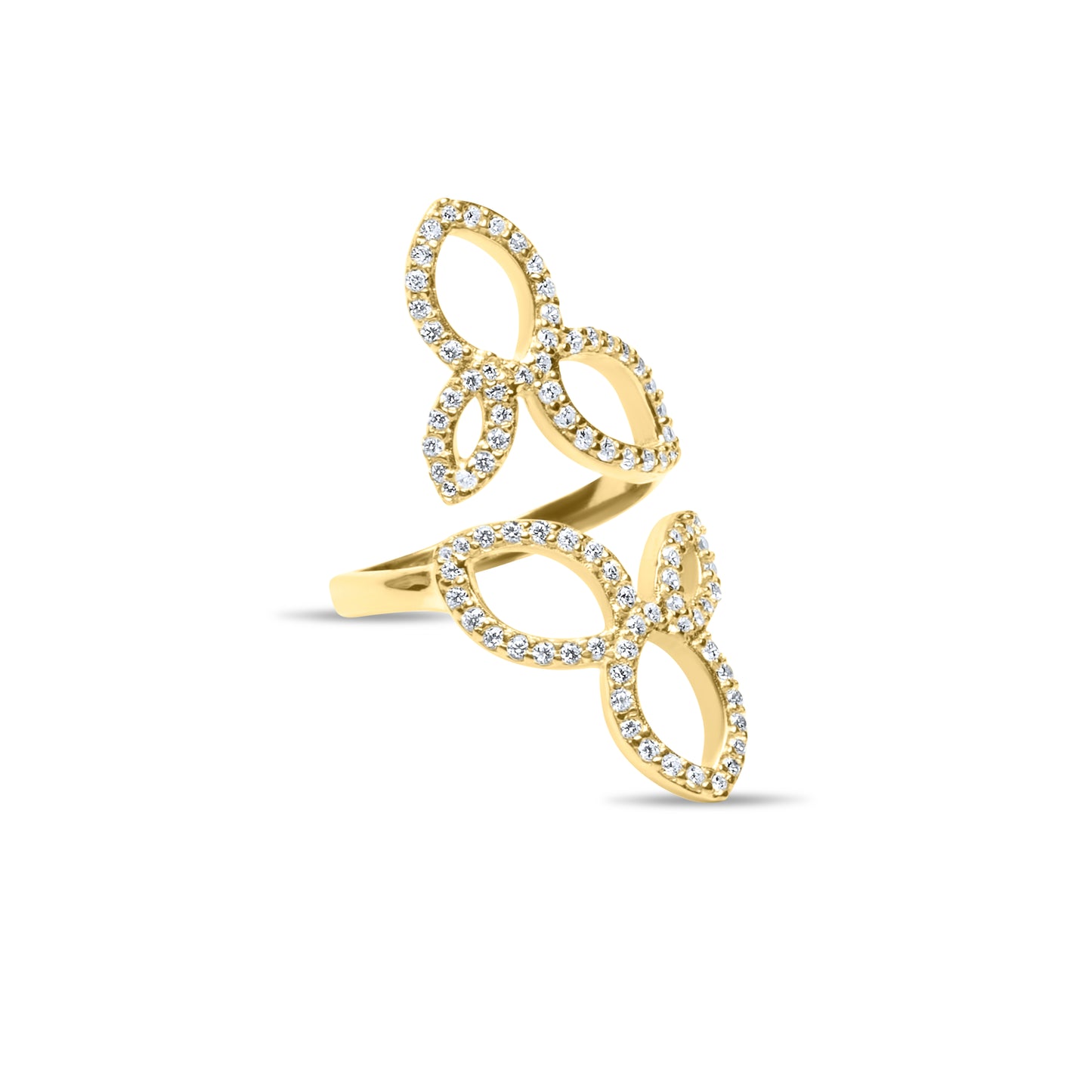 Wings of Gold Ring - Gold Plated