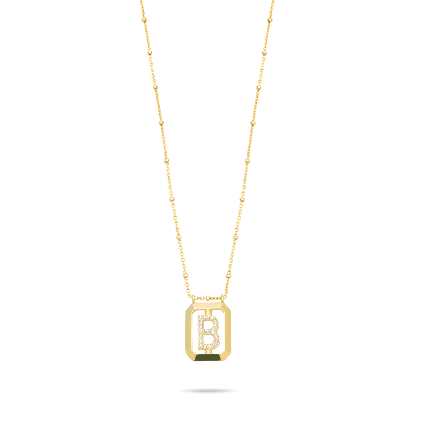 Custom Initial Frame - Gold Plated