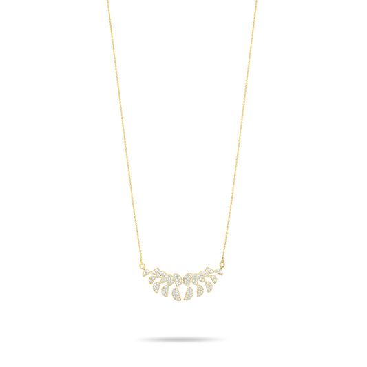 Heavenly Feather Necklace - Gold Plated