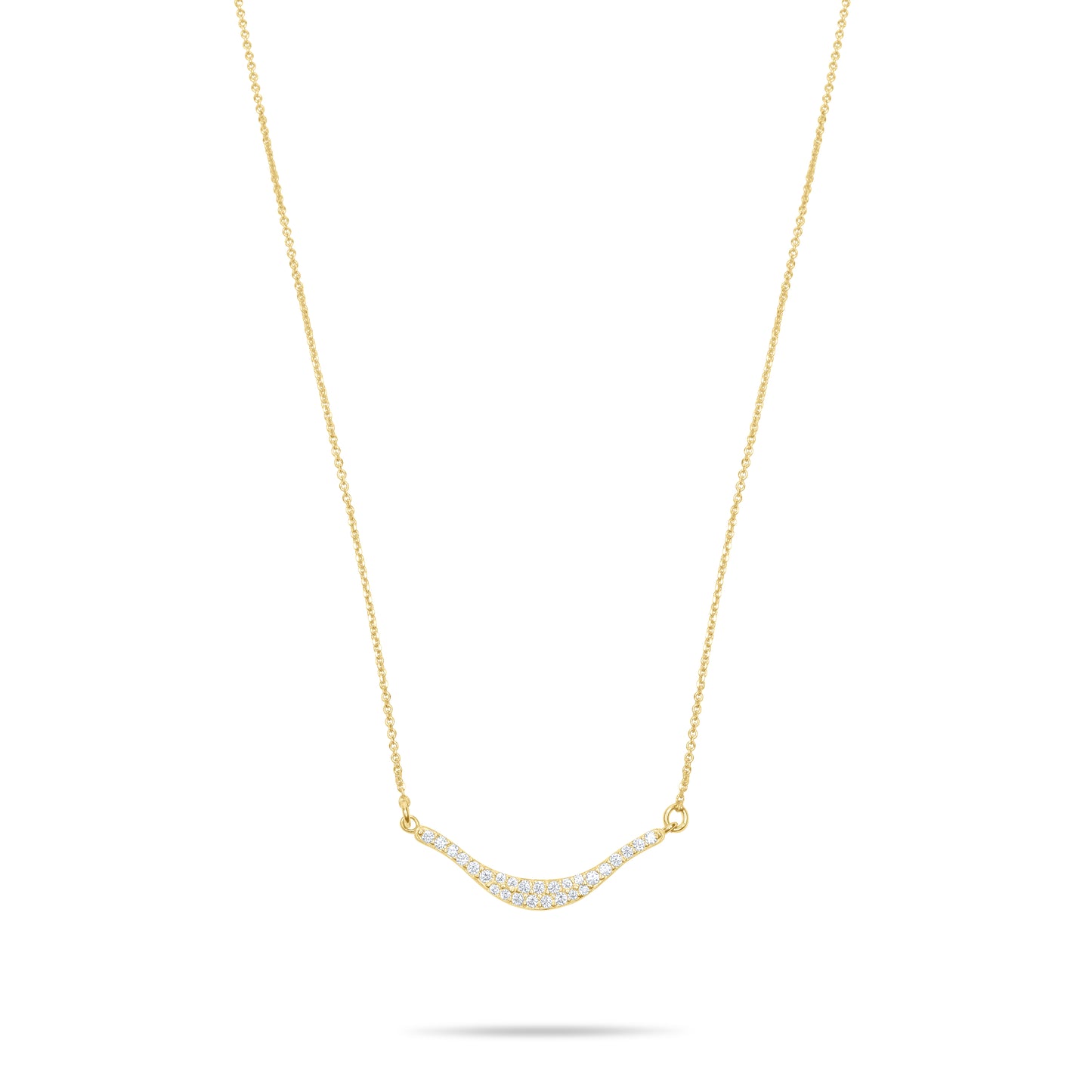 Curvet Necklace - Gold plated