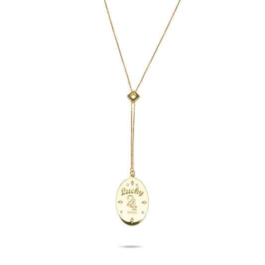 24/7 Lucky Necklace - Gold Plated
