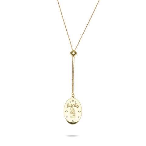24/7 Lucky Necklace - Gold Plated