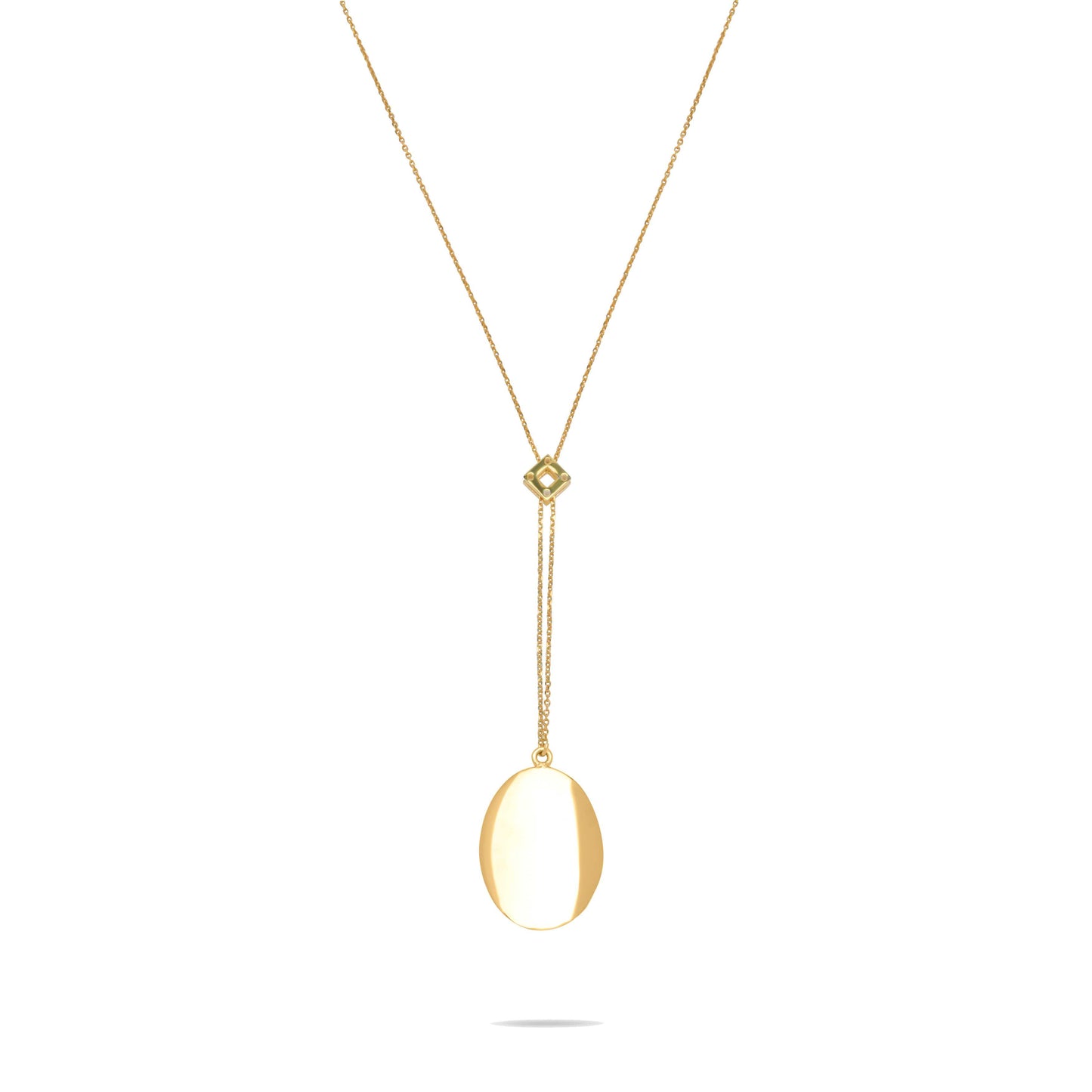Custom Finger Print Necklace - Gold Plated