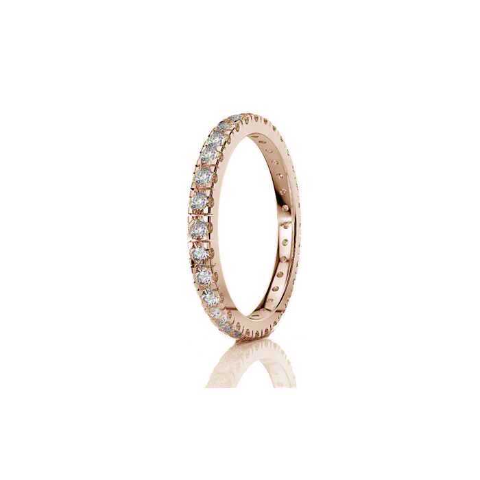 Eternity Ring - Pink Gold Plated