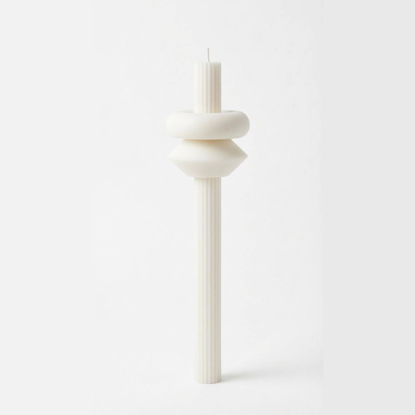 White Stackable - Easter Candle