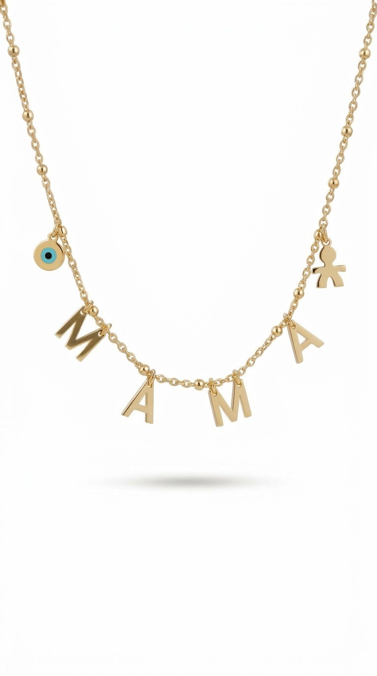 Mama necklace - Gold plated