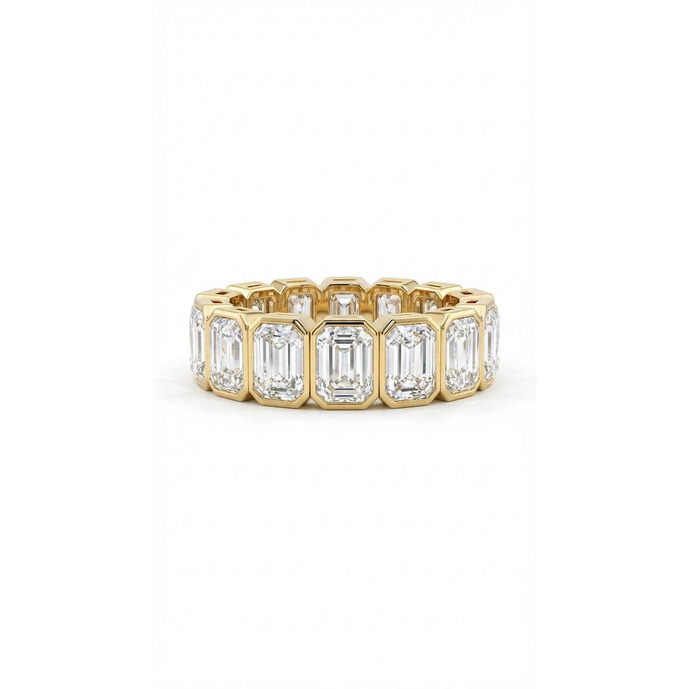 Icon Baguette Band Ring - 14Κ Yellow Gold