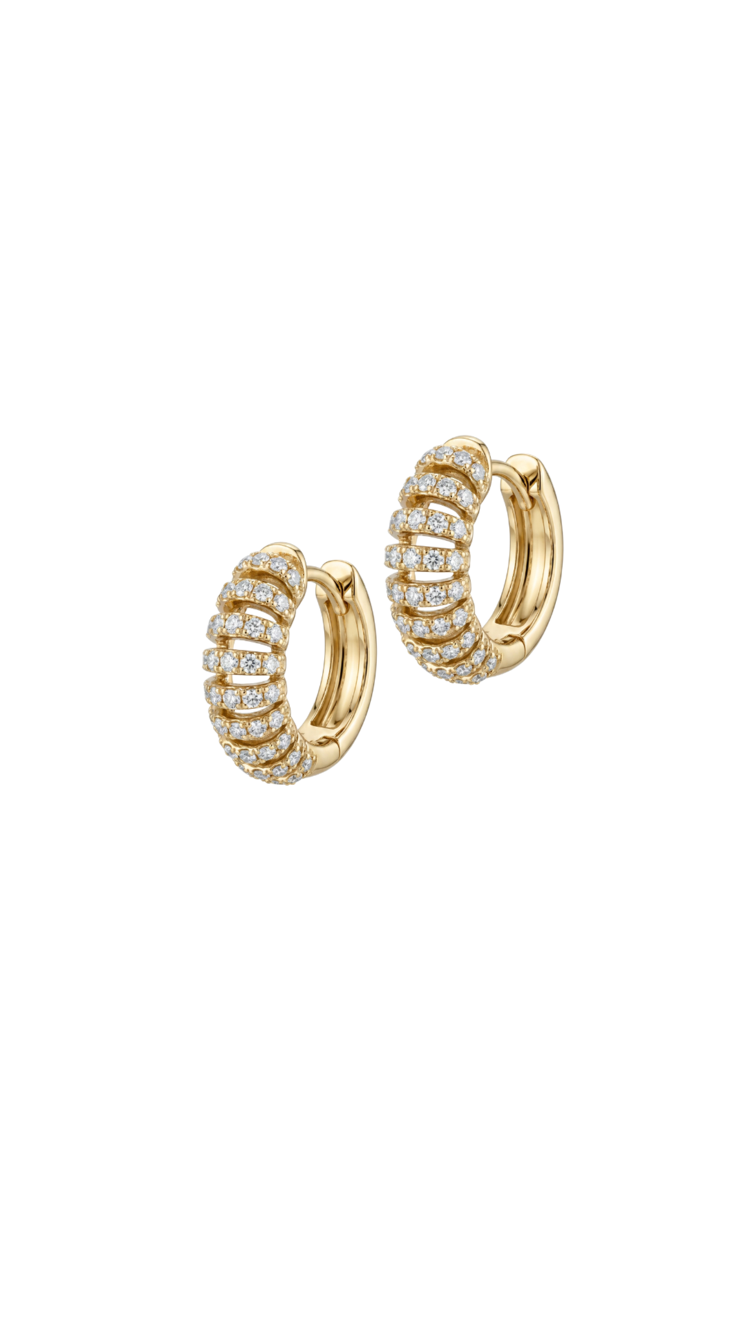 Orbit Hoops Pair Earrings - Gold Plated