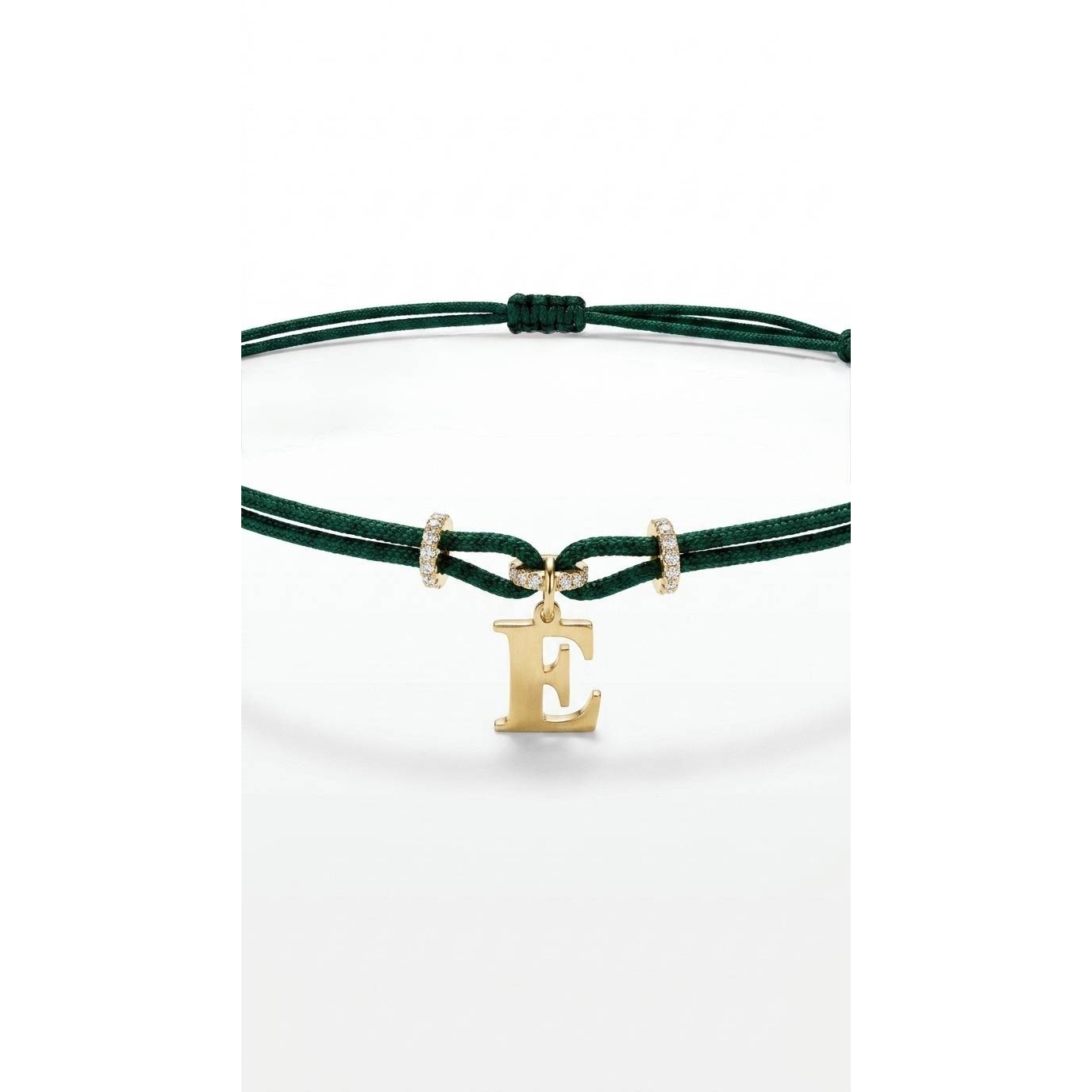 My Initial Cord Choker - Gold Plated