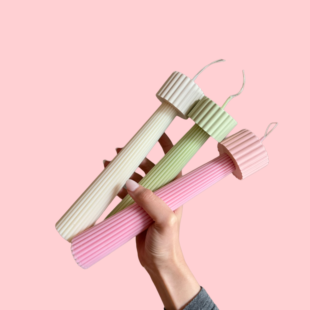 Pistachio Cone - Easter Candle