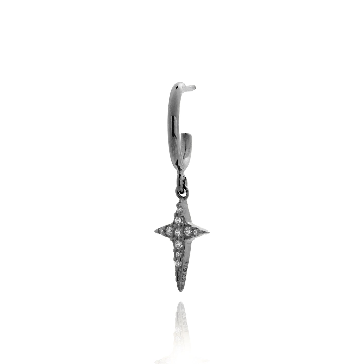 Rock Star Single Earring - Antique