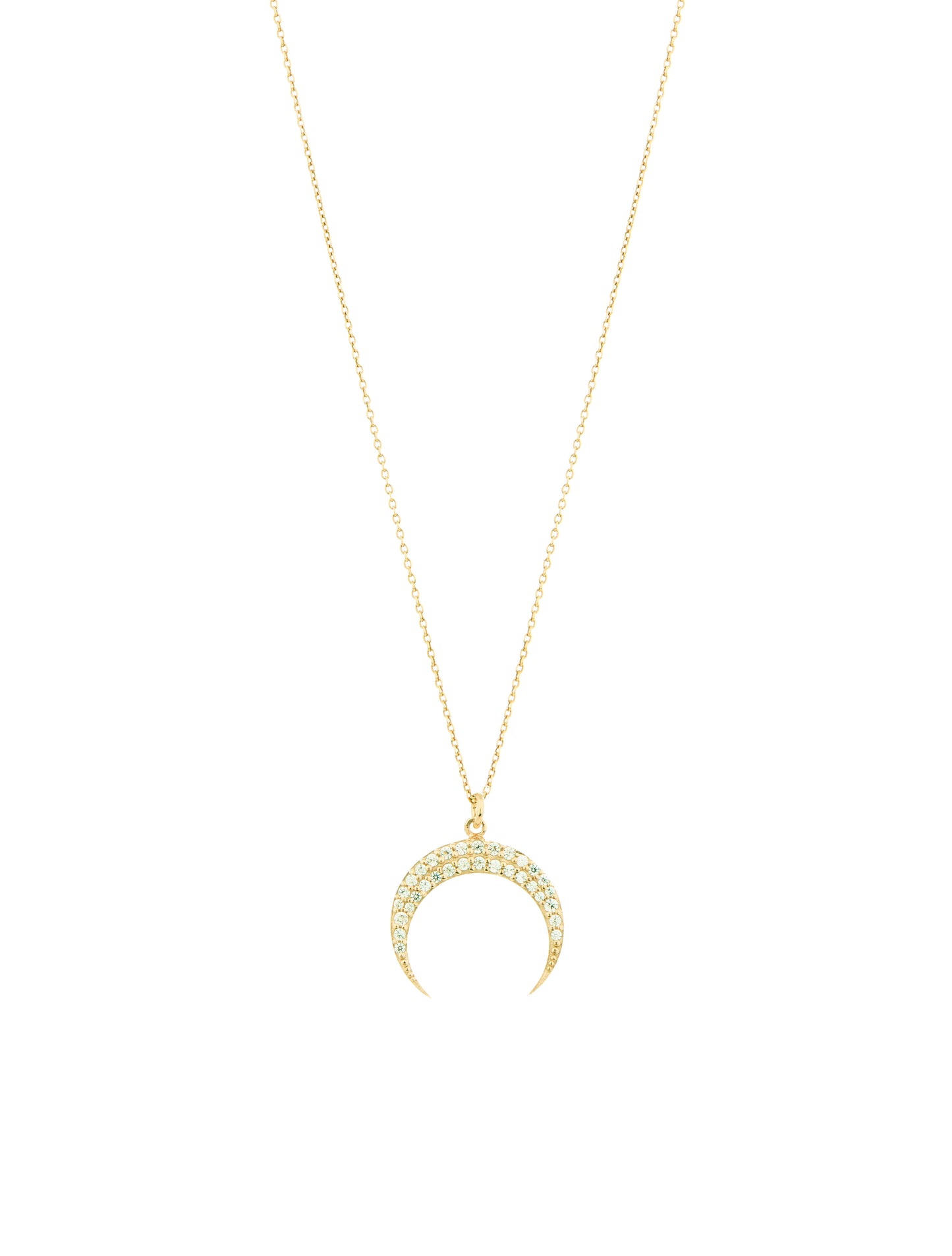 White Bone necklace - Gold Plated