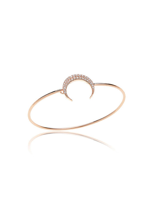 Bone Bracelet - Pink Gold Plated