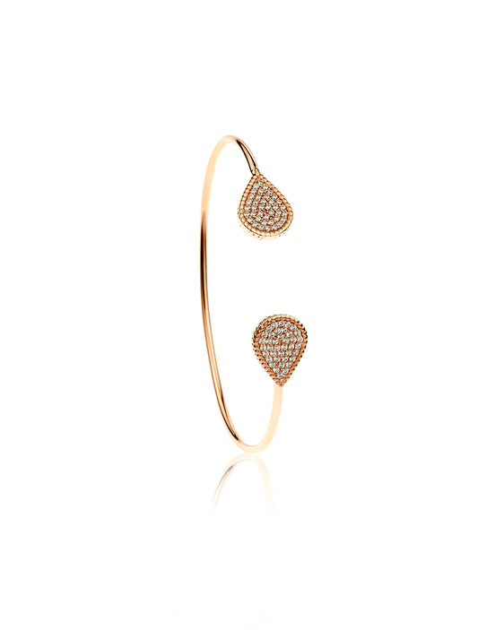 Tears Bracelet - Pink Gold Plated