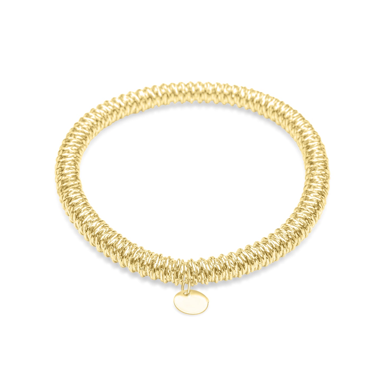 Spring Bracelet - Gold Plated