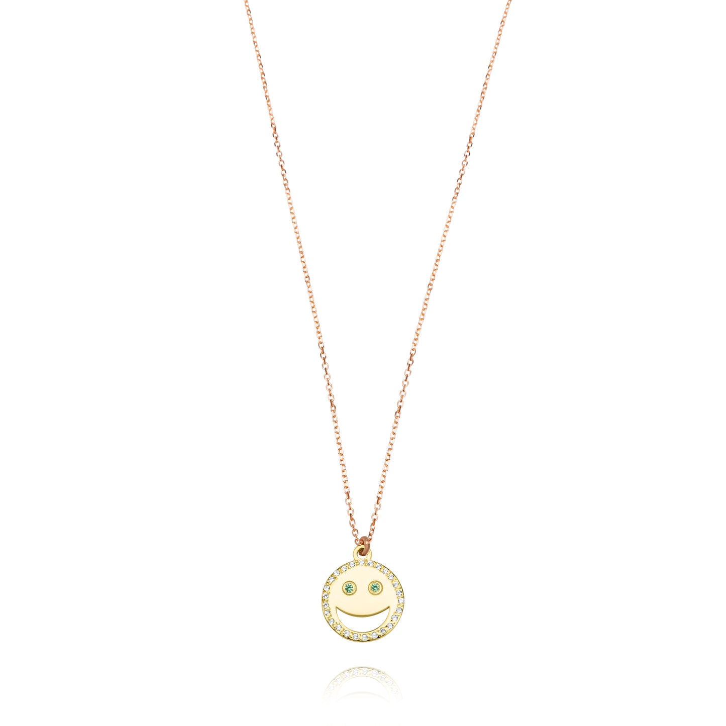 Smile 9k Yellow Gold Necklace