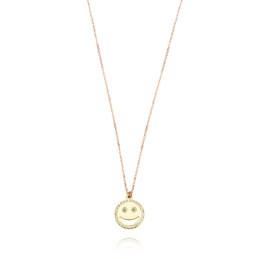 Smile 9k Yellow Gold Necklace