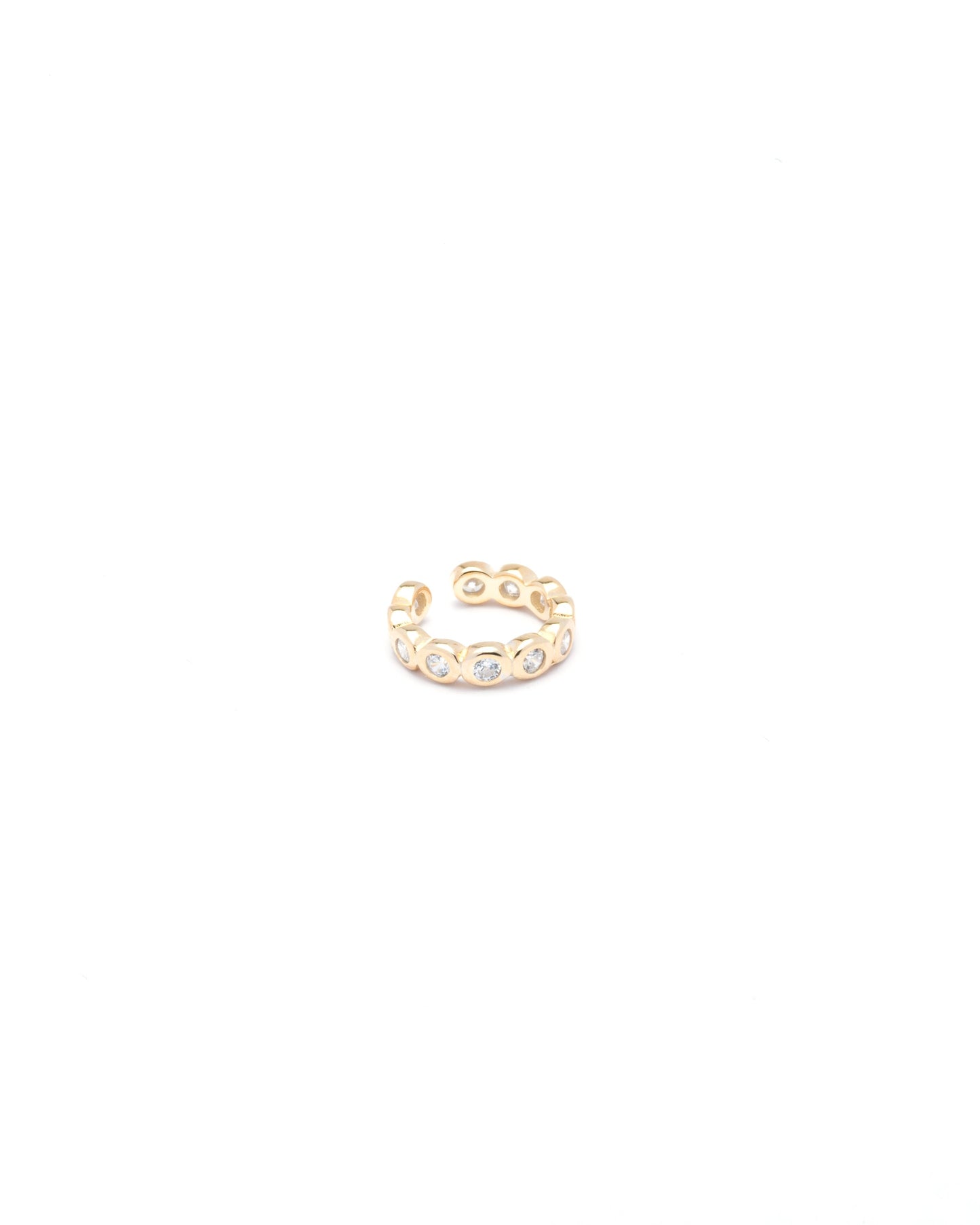 Dot Single Ear Cuff - Gold Plated