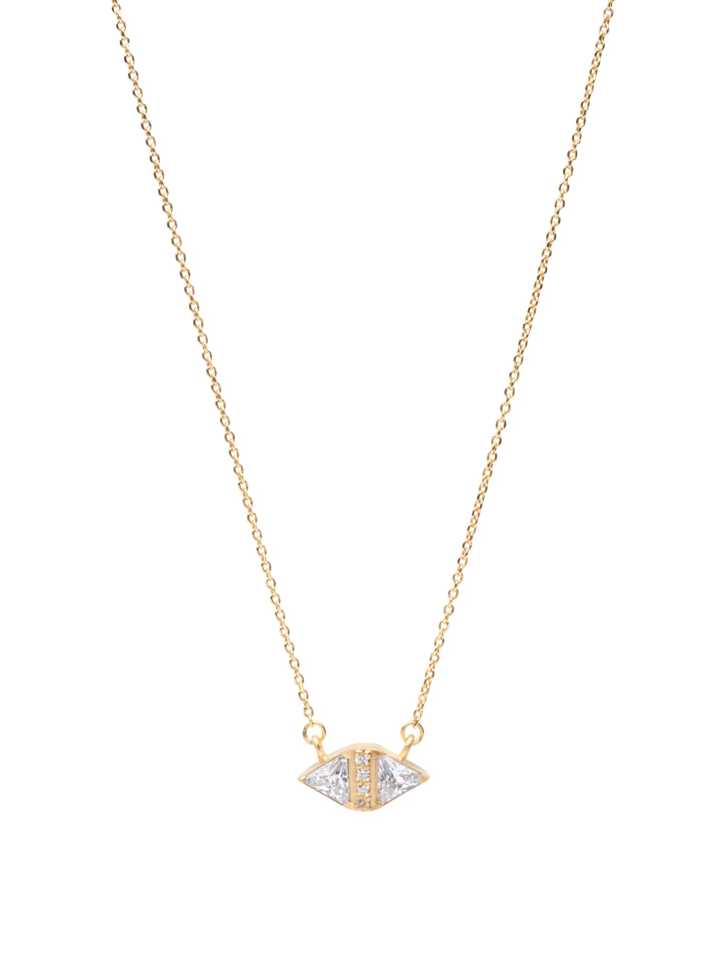 Pretty Eye Necklace - Gold Plated