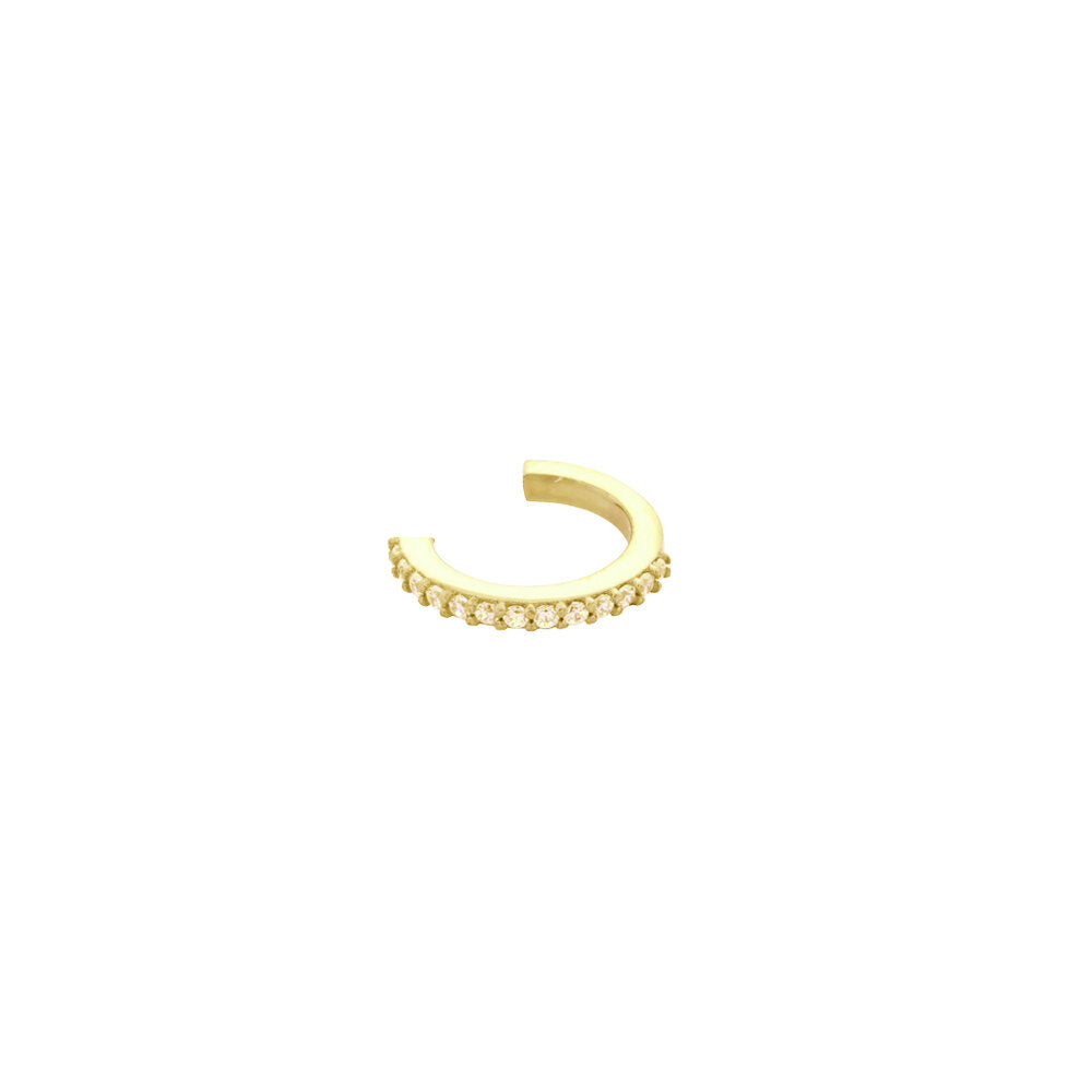 Hoop Single Ear cuff - Gold Plated