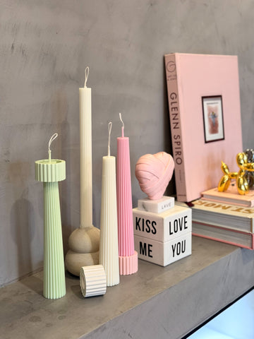 Pistachio Cone - Easter Candle