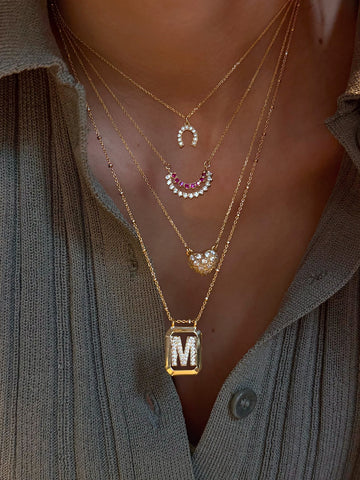 Custom Initial Frame - Gold Plated