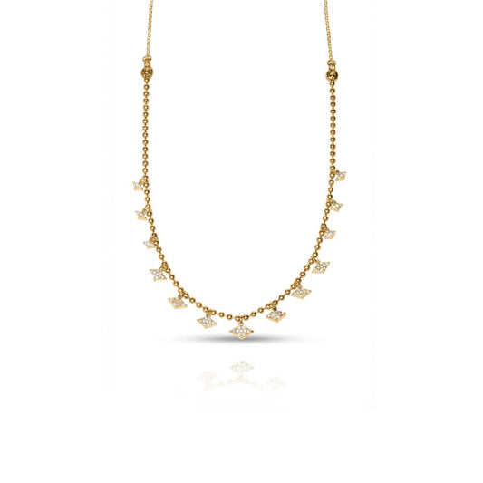 Rainfall Necklace  - Gold plated