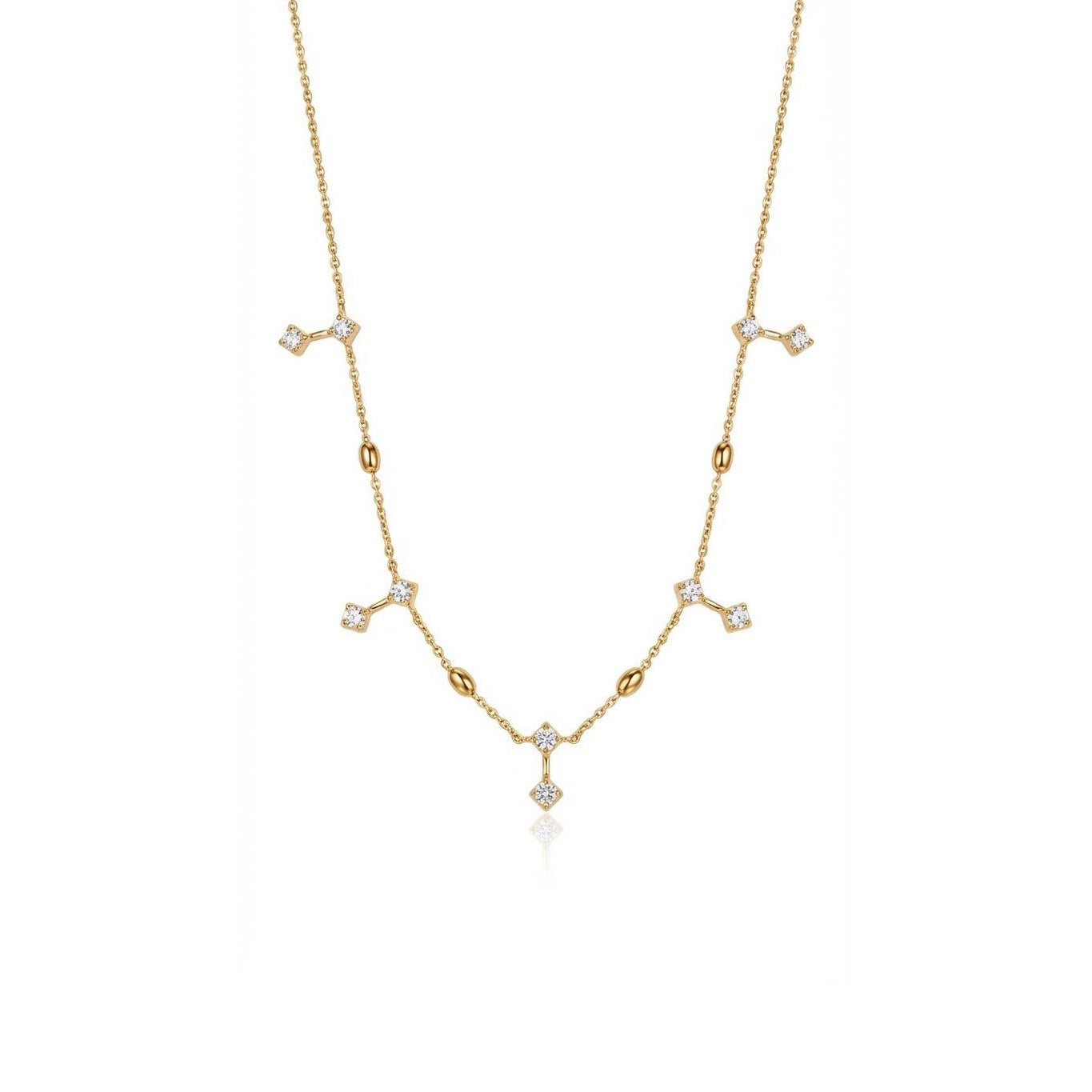 Geo Necklace  - Gold plated