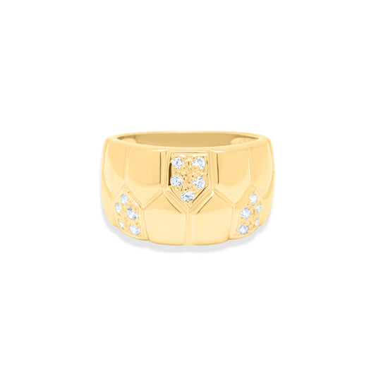 Sweetcomb Ring - Gold Plated