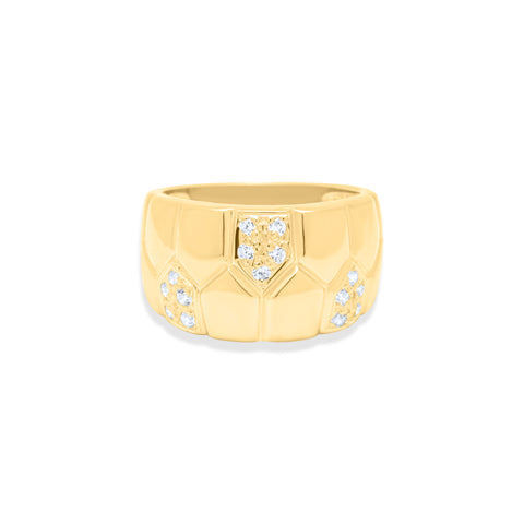 Sweetcomb Ring - Gold Plated