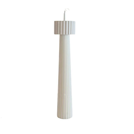 White Cone - Easter Candle