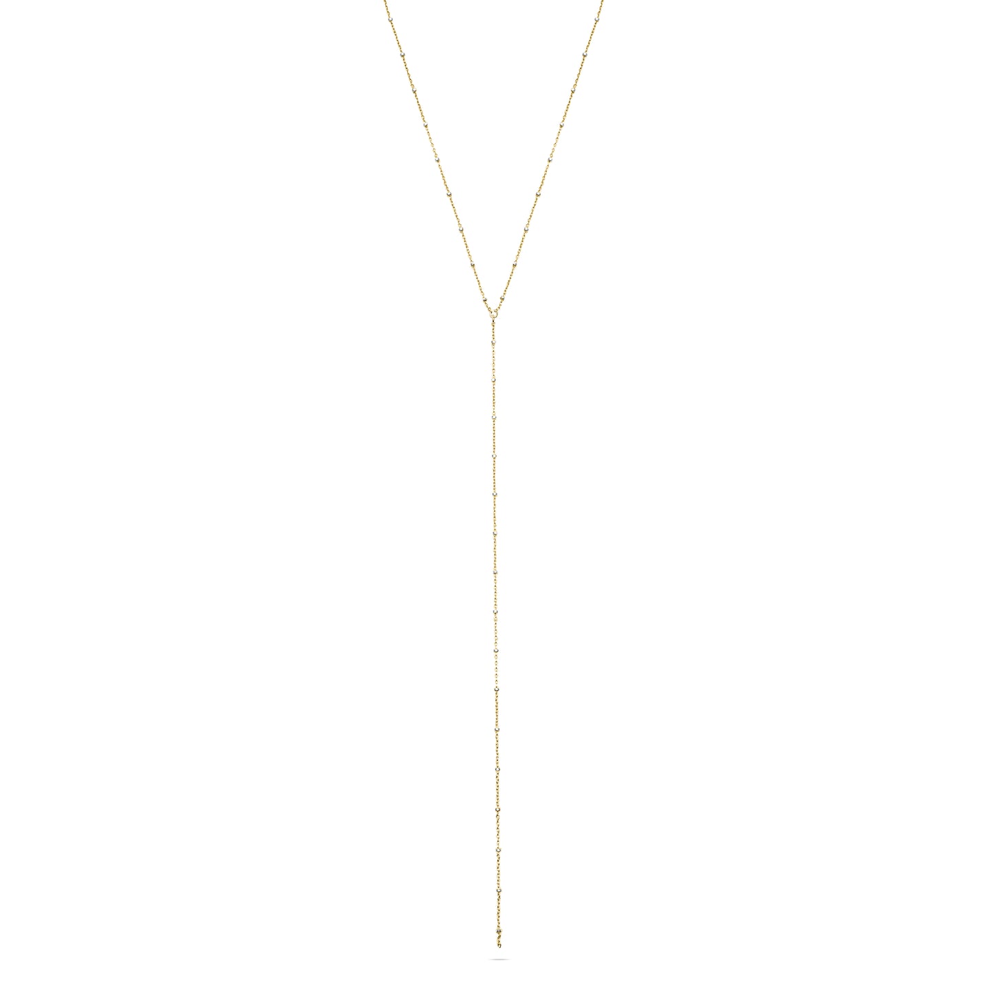 Linear Light Necklace - Gold plated
