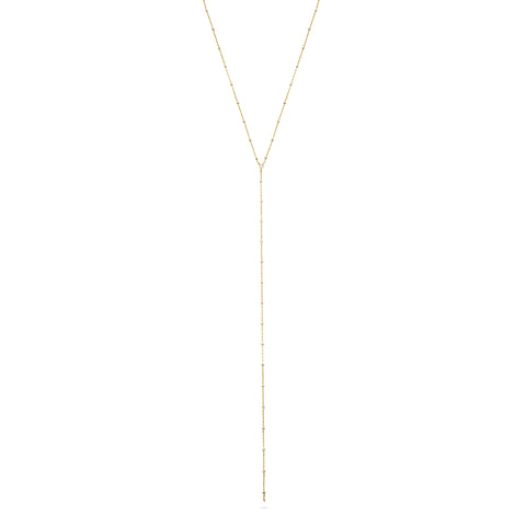 Linear Light Necklace - Gold plated