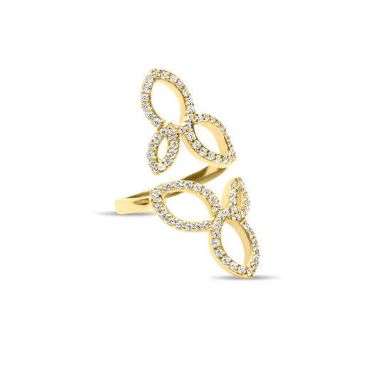 Wings of Gold Ring - Gold Plated