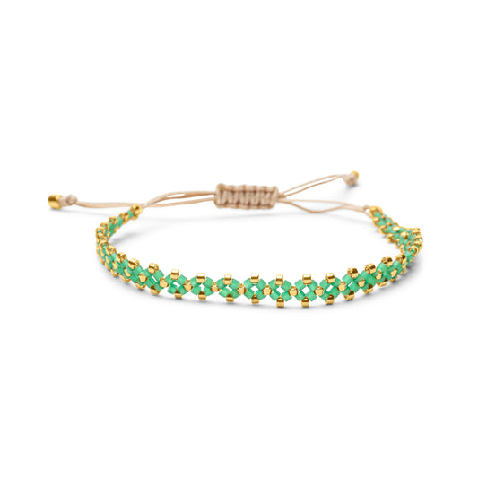 Thin Glowline Bracelet - Green