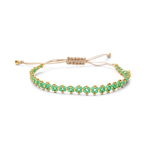 Thin Glowline Bracelet - Green