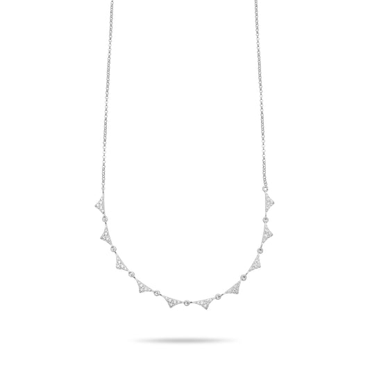 Shark Necklace - Silver Rhodium