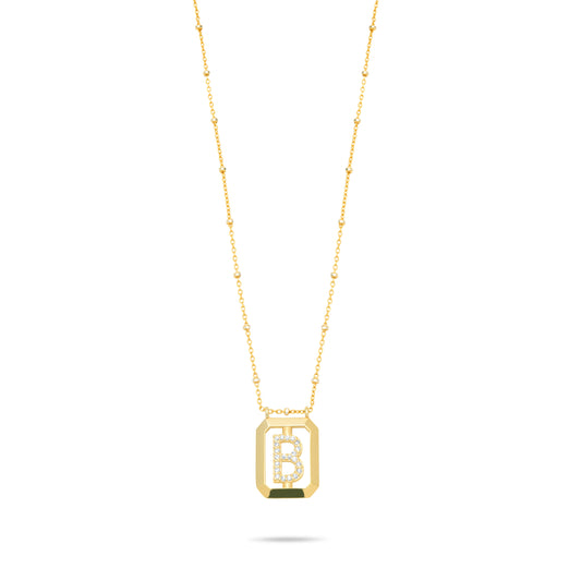Custom Initial Frame - Gold Plated