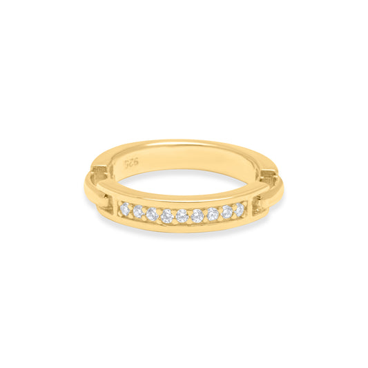 Belt Ring - Gold Plated