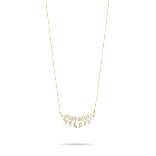 Heavenly Feather Necklace  - Gold Plated