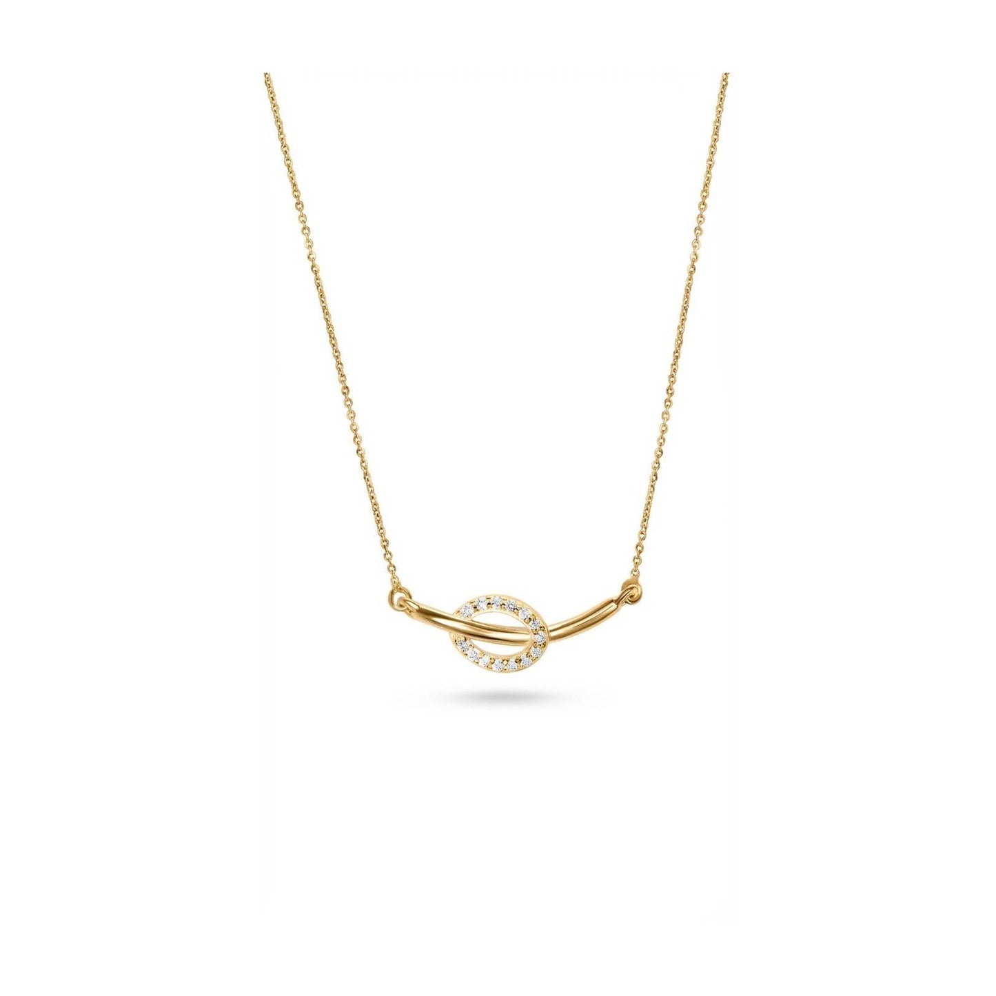 Knot Necklace  - Gold plated