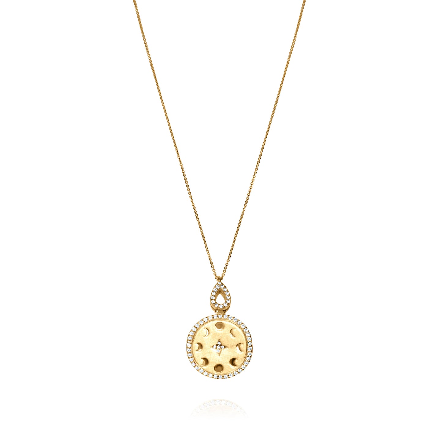 Moon Phase Necklace  - Gold plated