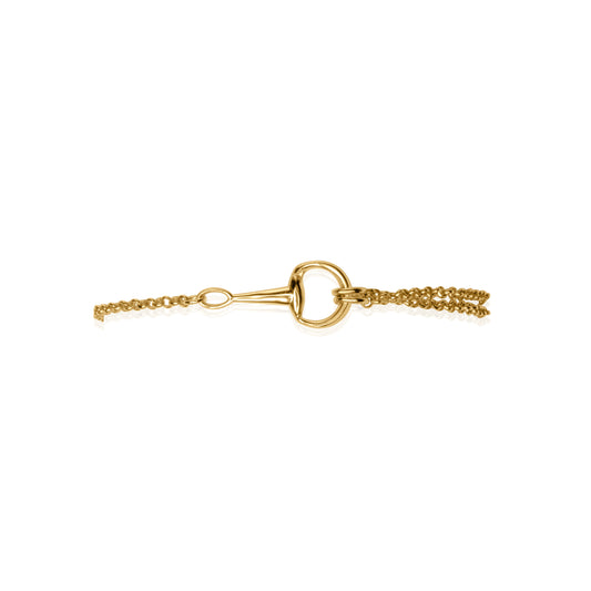 Horse-bit Bracelet - Gold Plated