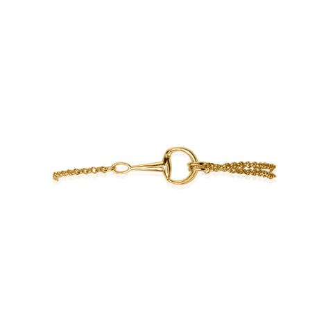 Horse-bit Bracelet - Gold Plated