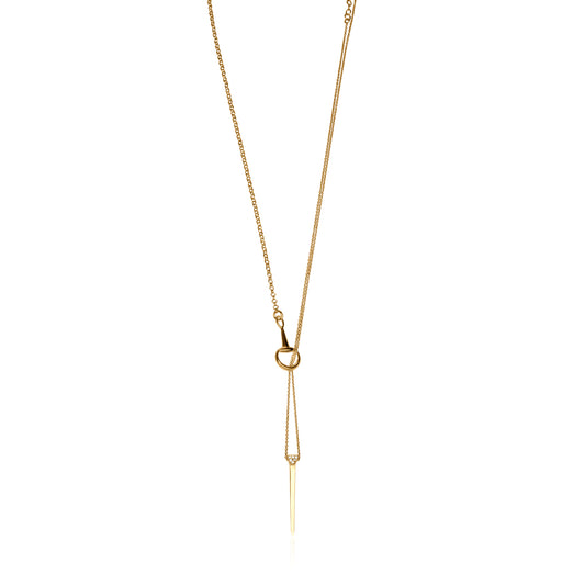 Liberty Horseshoe Nails Necklace  - Gold plated
