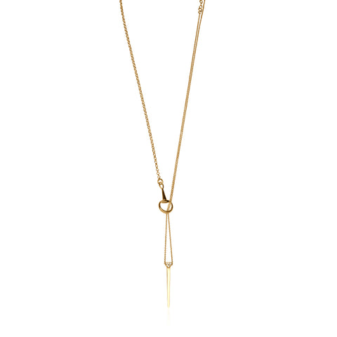 Liberty Horseshoe Nails Necklace  - Gold plated
